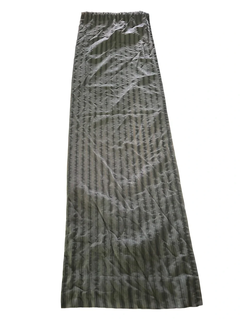 Slate Striped 50x84 Curtains